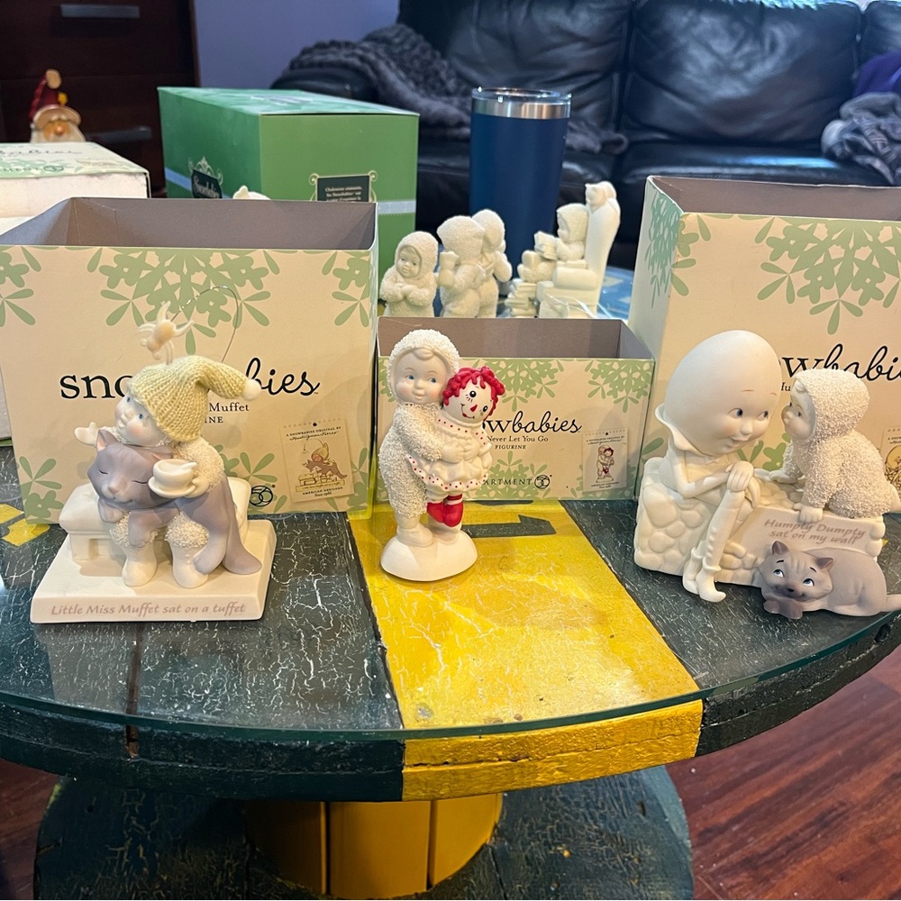 Department 56 Snowbabies Figurines Set -nursery rhyme collection